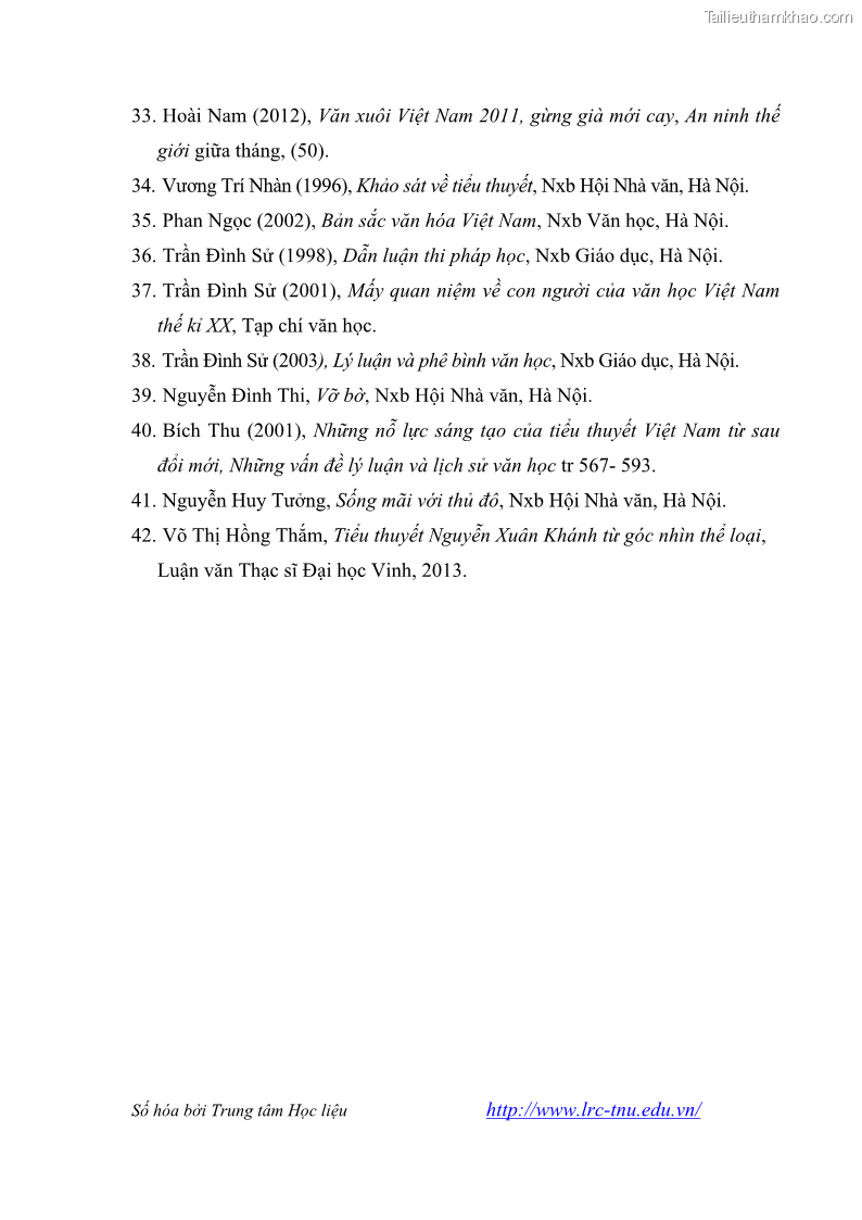 Luận văn thạc sĩ khoa học ngữ văn Tiểu thuyết Đội Gạo Lên Chùa của Nguyễn Xuân Khánh trong thành tựu văn chương thời đổi mới - 9 Trang 107