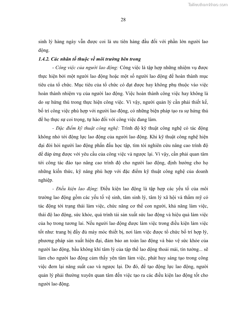 Luận văn thạc sĩ kinh tế Tạo động lực làm việc tại Công ty cổ phần đầu tư K&G Việt Nam - 4 Trang 37