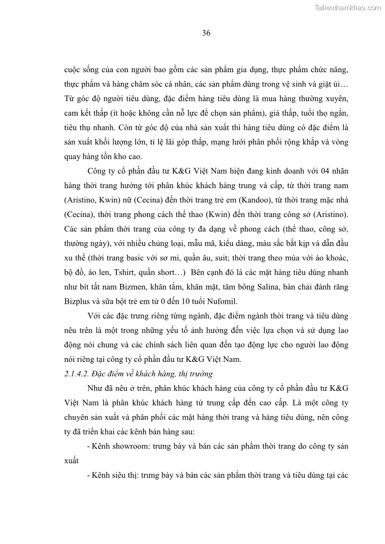 Luận văn thạc sĩ kinh tế Tạo động lực làm việc tại Công ty cổ phần đầu tư K&G Việt Nam - 4 Trang 45