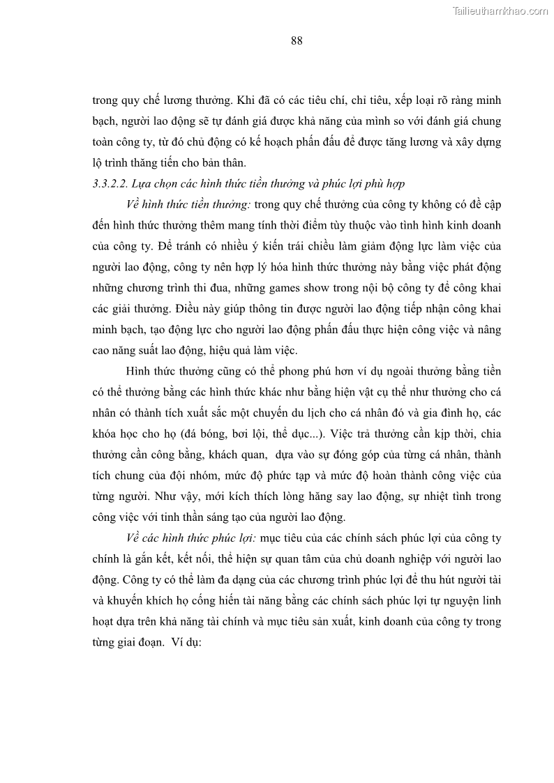 Luận văn thạc sĩ kinh tế Tạo động lực làm việc tại Công ty cổ phần đầu tư K&G Việt Nam - 9 Trang 97