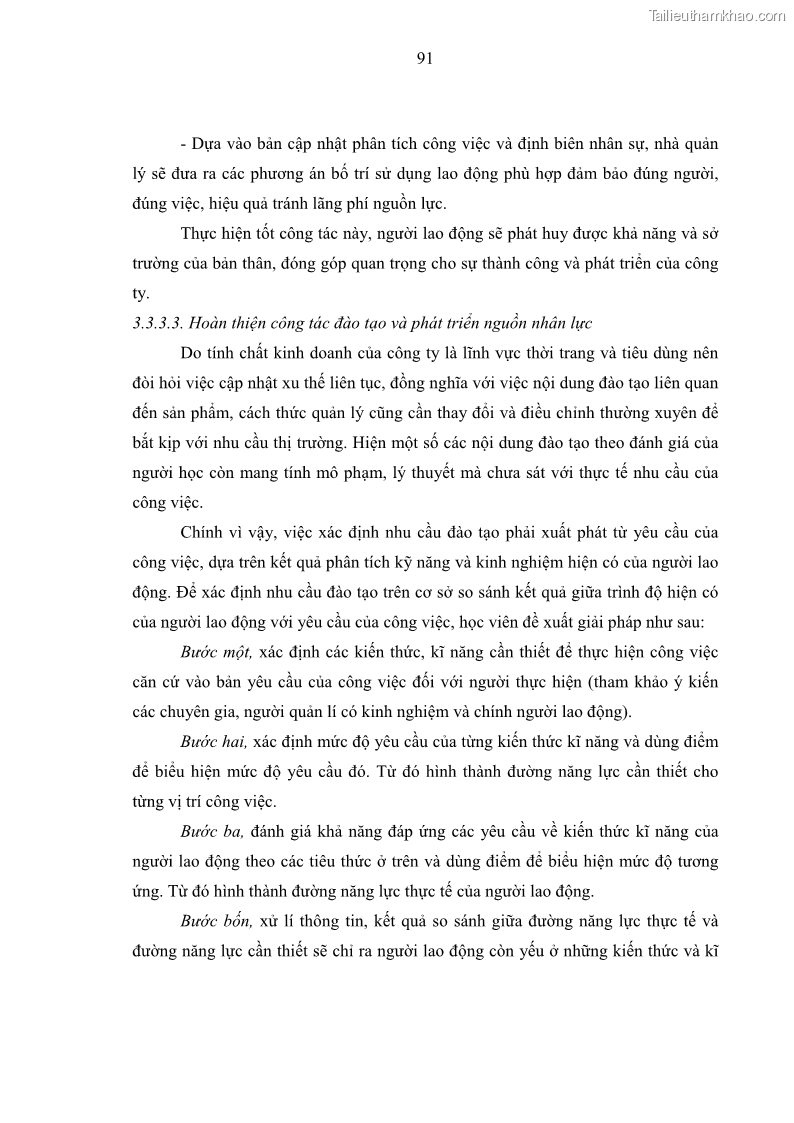 Luận văn thạc sĩ kinh tế Tạo động lực làm việc tại Công ty cổ phần đầu tư K&G Việt Nam - 9 Trang 100