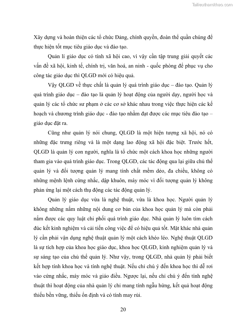 Luận văn thạc sĩ quản lý giáo dục Quản lý phát triển đội ngũ giáo viên các trường trung học phổ thông quận Hai Bà Trưng, Hà Nội trong bối cảnh hiện nay - 3 Trang 28