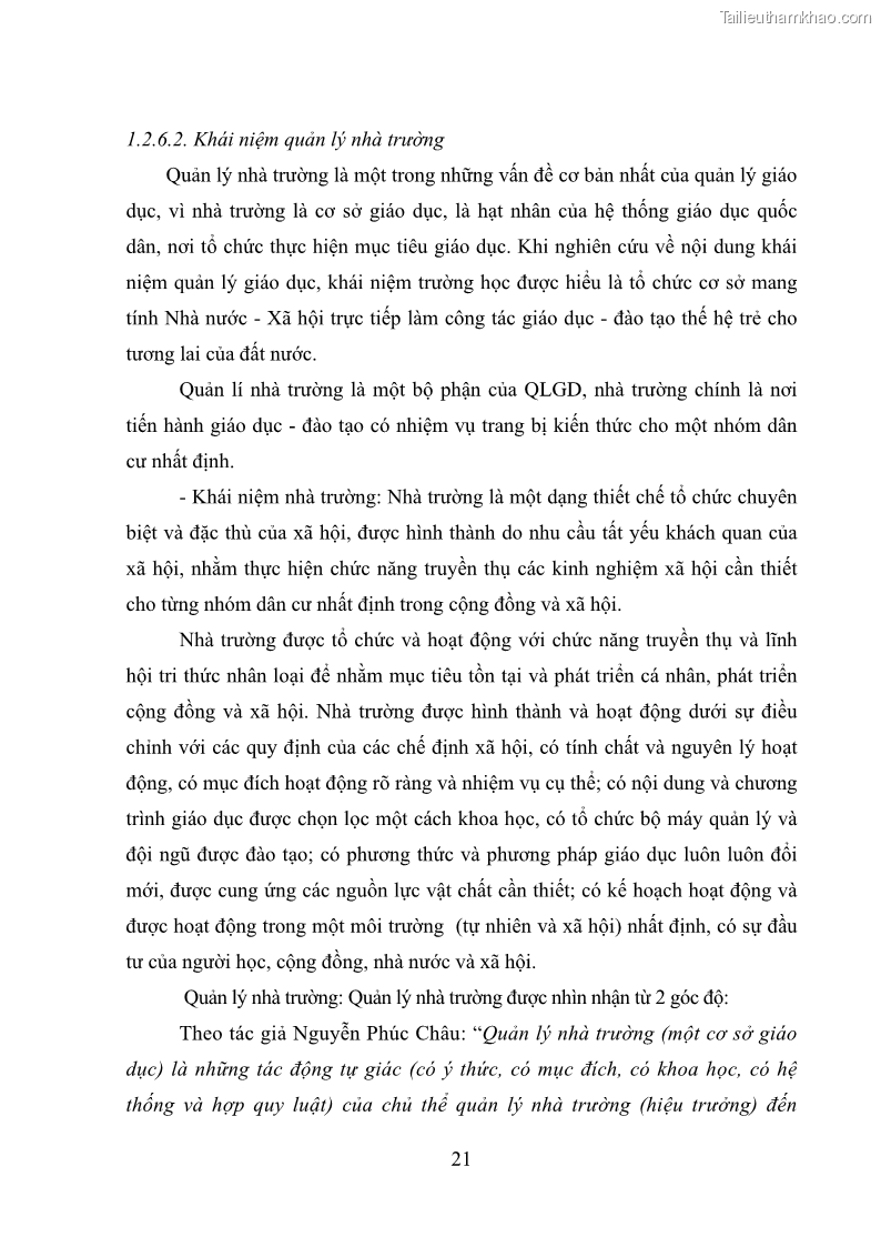 Luận văn thạc sĩ quản lý giáo dục Quản lý phát triển đội ngũ giáo viên các trường trung học phổ thông quận Hai Bà Trưng, Hà Nội trong bối cảnh hiện nay - 3 Trang 29