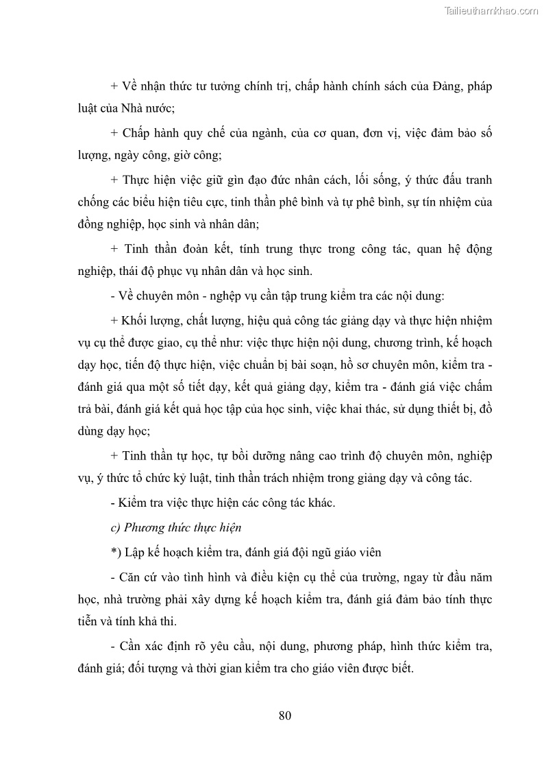 Luận văn thạc sĩ quản lý giáo dục Quản lý phát triển đội ngũ giáo viên các trường trung học phổ thông quận Hai Bà Trưng, Hà Nội trong bối cảnh hiện nay - 8 Trang 88