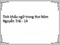 Tính khẩu ngữ trong thơ Nôm Nguyễn Trãi - 14