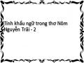 Tính khẩu ngữ trong thơ Nôm Nguyễn Trãi - 2