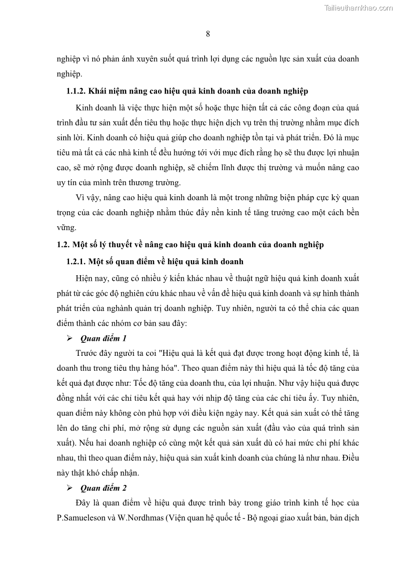 Khóa luận tốt nghiệp kinh tế Nâng cao hiệu quả hoạt động kinh doanh của Công ty TNHH Thương mại và Xây lắp Meiko - 2 Trang 16