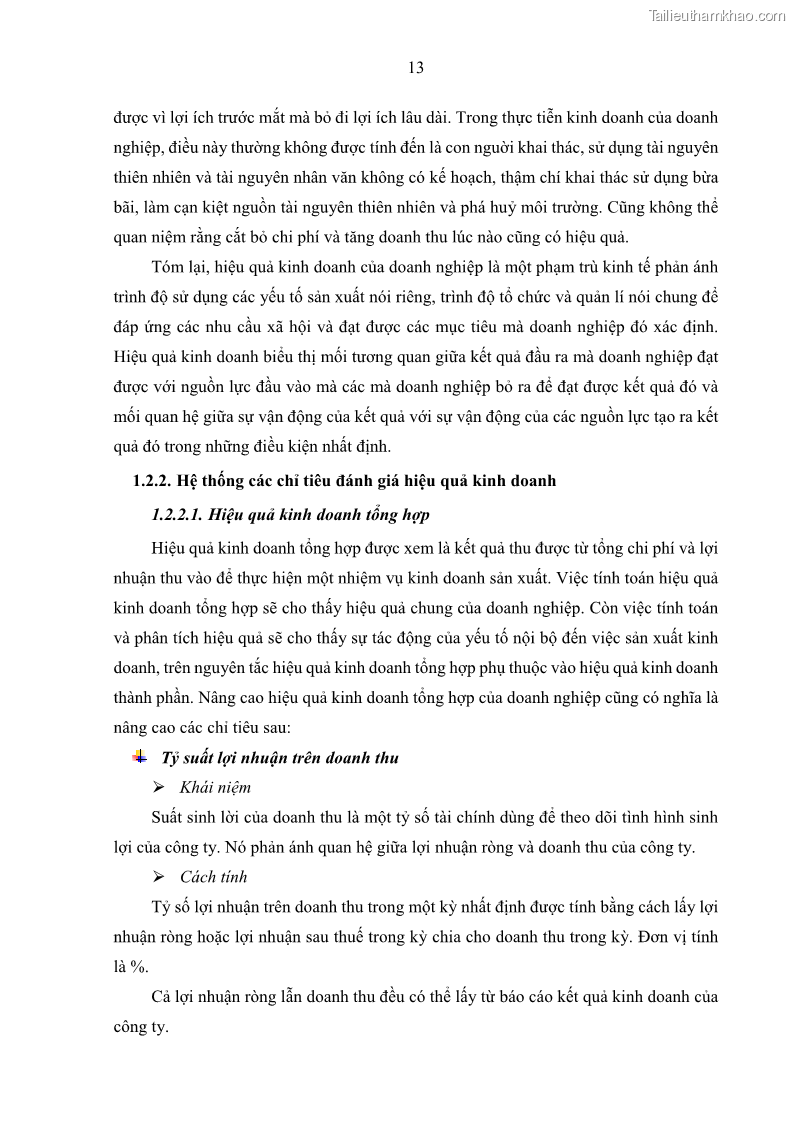 Khóa luận tốt nghiệp kinh tế Nâng cao hiệu quả hoạt động kinh doanh của Công ty TNHH Thương mại và Xây lắp Meiko - 2 Trang 21