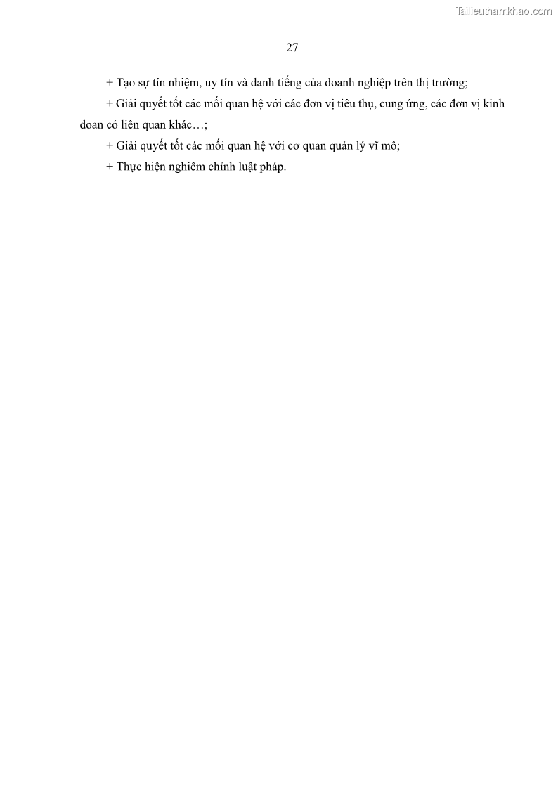 Khóa luận tốt nghiệp kinh tế Nâng cao hiệu quả hoạt động kinh doanh của Công ty TNHH Thương mại và Xây lắp Meiko - 3 Trang 35