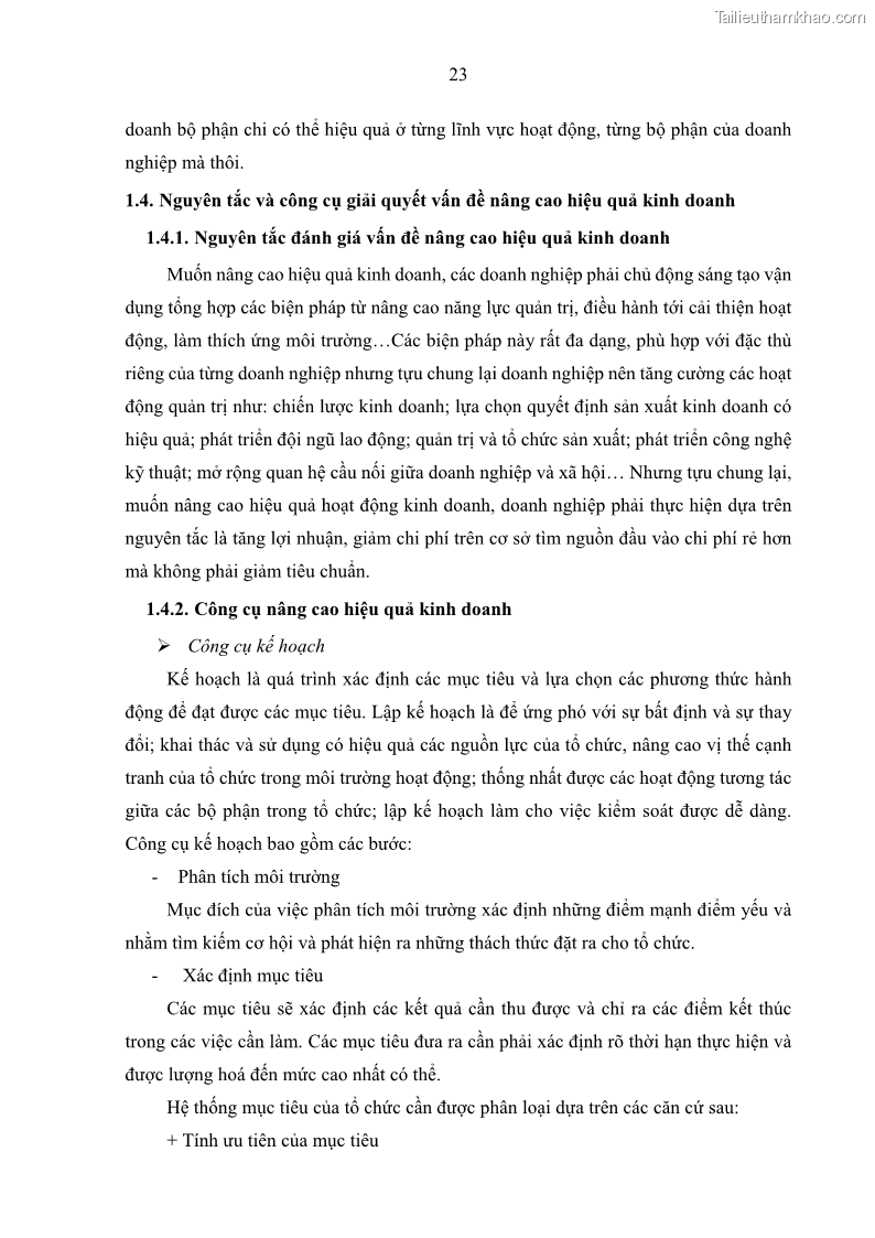 Khóa luận tốt nghiệp kinh tế Nâng cao hiệu quả hoạt động kinh doanh của Công ty TNHH Thương mại và Xây lắp Meiko - 3 Trang 31