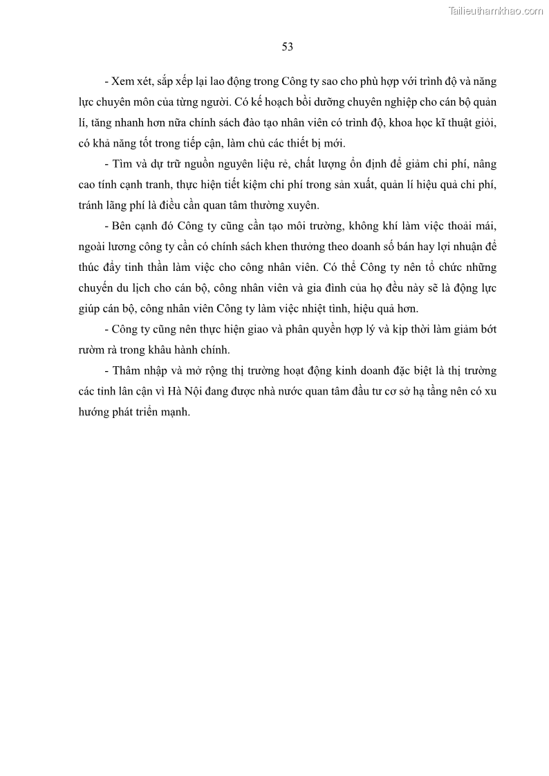 Khóa luận tốt nghiệp kinh tế Nâng cao hiệu quả hoạt động kinh doanh của Công ty TNHH Thương mại và Xây lắp Meiko - 6 Trang 61