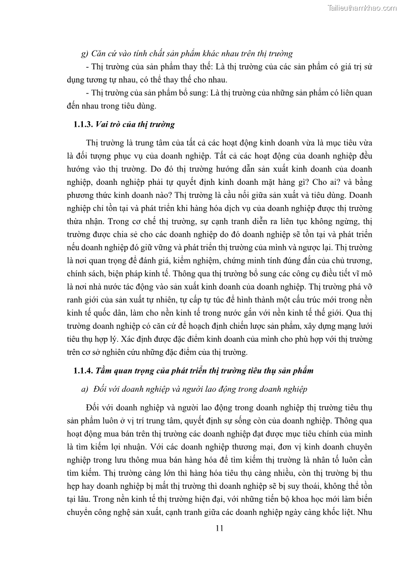 Khóa luận tốt nghiệp kinh tế Phát triển thị trường tiêu thụ sản phẩm may mặc của Công ty cổ phần may Sông Hồng - 2 Trang 19