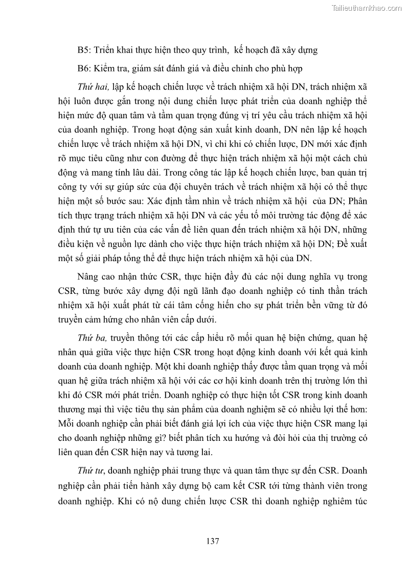 Luận án tiến sĩ kinh tế Nâng cao trách nhiệm xã hội của doanh nghiệp Việt Nam trong hoạt động kinh doanh thương mại - 13 Trang 148