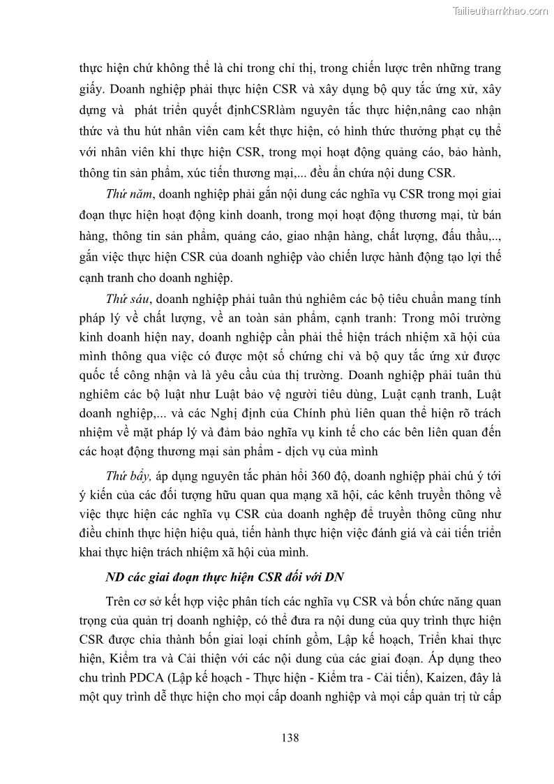 Luận án tiến sĩ kinh tế Nâng cao trách nhiệm xã hội của doanh nghiệp Việt Nam trong hoạt động kinh doanh thương mại - 13 Trang 149
