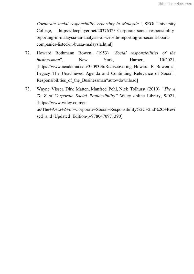 Luận án tiến sĩ kinh tế Nâng cao trách nhiệm xã hội của doanh nghiệp Việt Nam trong hoạt động kinh doanh thương mại - 15 Trang 171