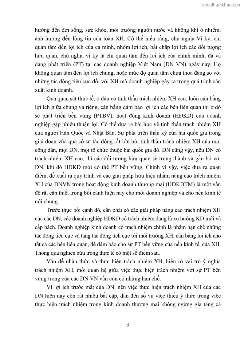 Luận án tiến sĩ kinh tế Nâng cao trách nhiệm xã hội của doanh nghiệp Việt Nam trong hoạt động kinh doanh thương mại - 2 Trang 14
