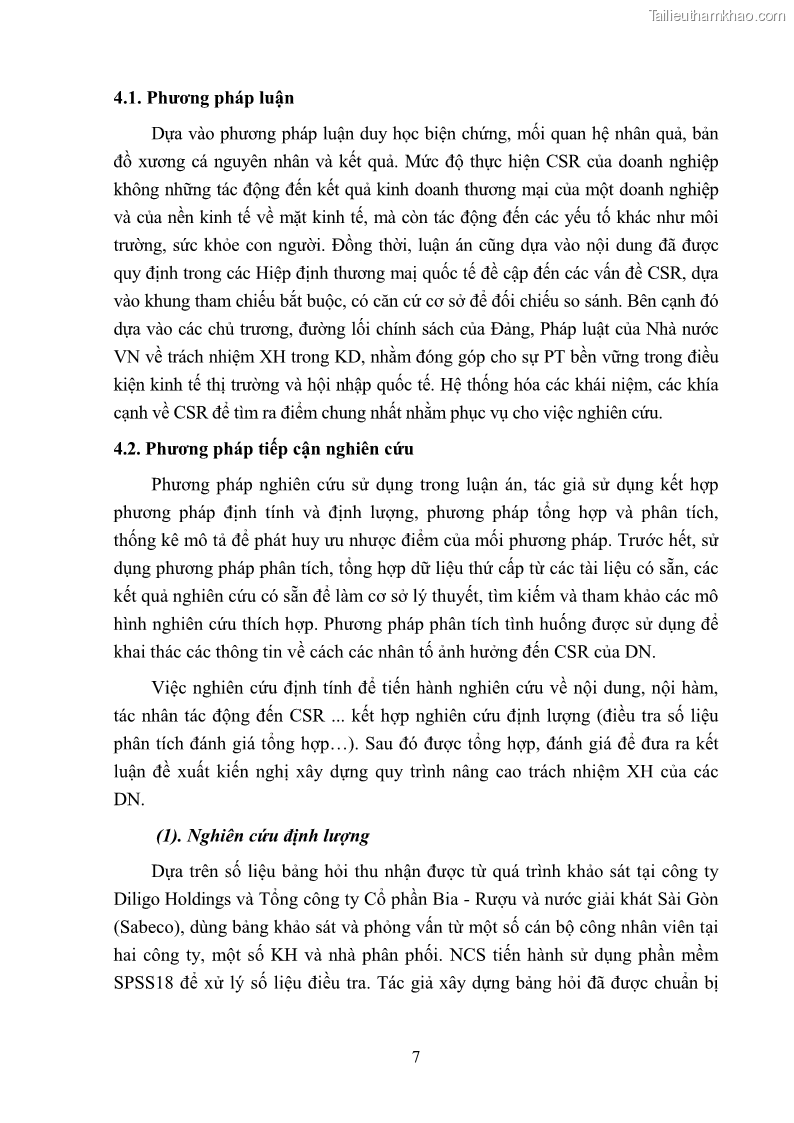 Luận án tiến sĩ kinh tế Nâng cao trách nhiệm xã hội của doanh nghiệp Việt Nam trong hoạt động kinh doanh thương mại - 2 Trang 18