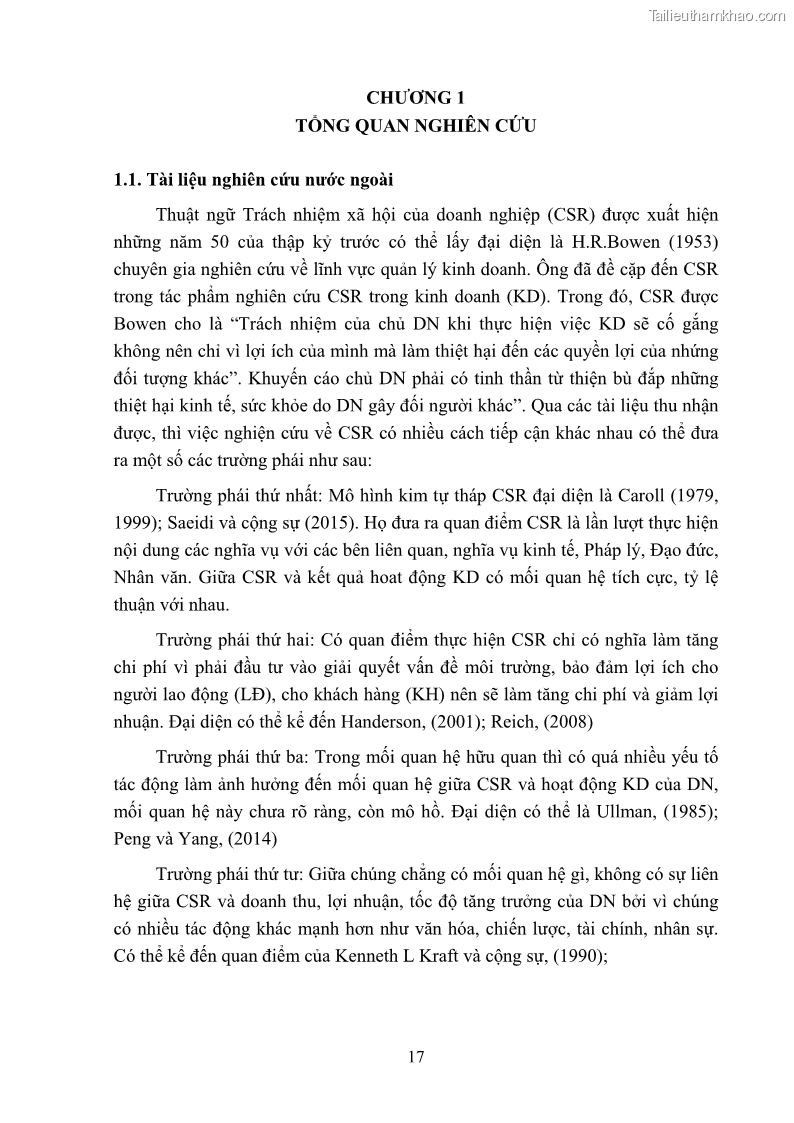 Luận án tiến sĩ kinh tế Nâng cao trách nhiệm xã hội của doanh nghiệp Việt Nam trong hoạt động kinh doanh thương mại - 3 Trang 28