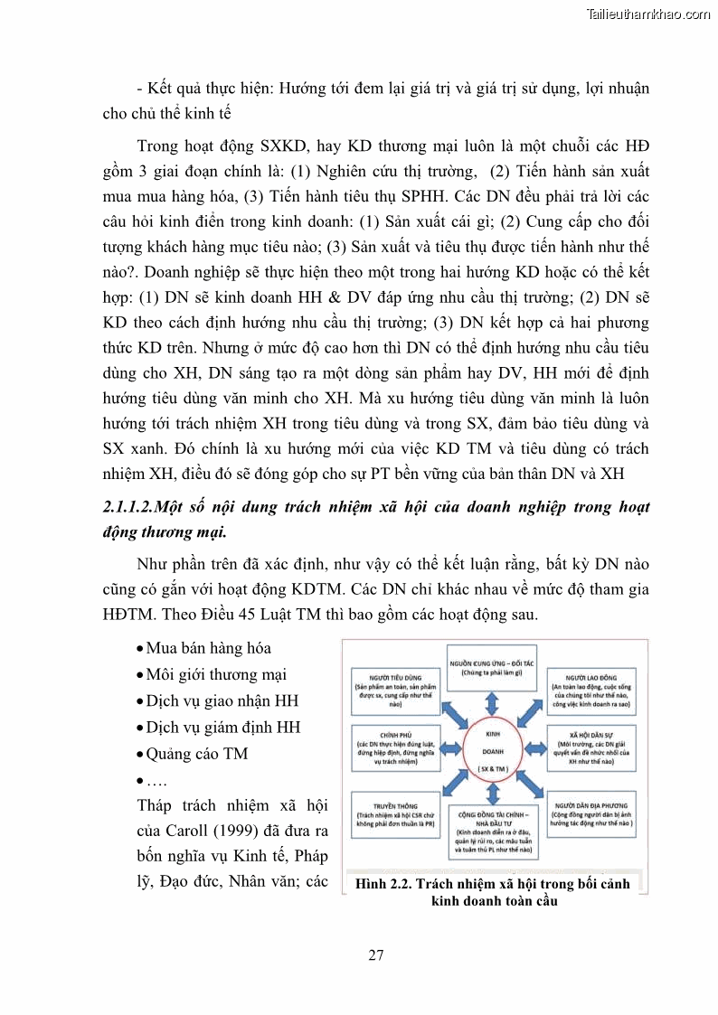 Luận án tiến sĩ kinh tế Nâng cao trách nhiệm xã hội của doanh nghiệp Việt Nam trong hoạt động kinh doanh thương mại - 4 Trang 38
