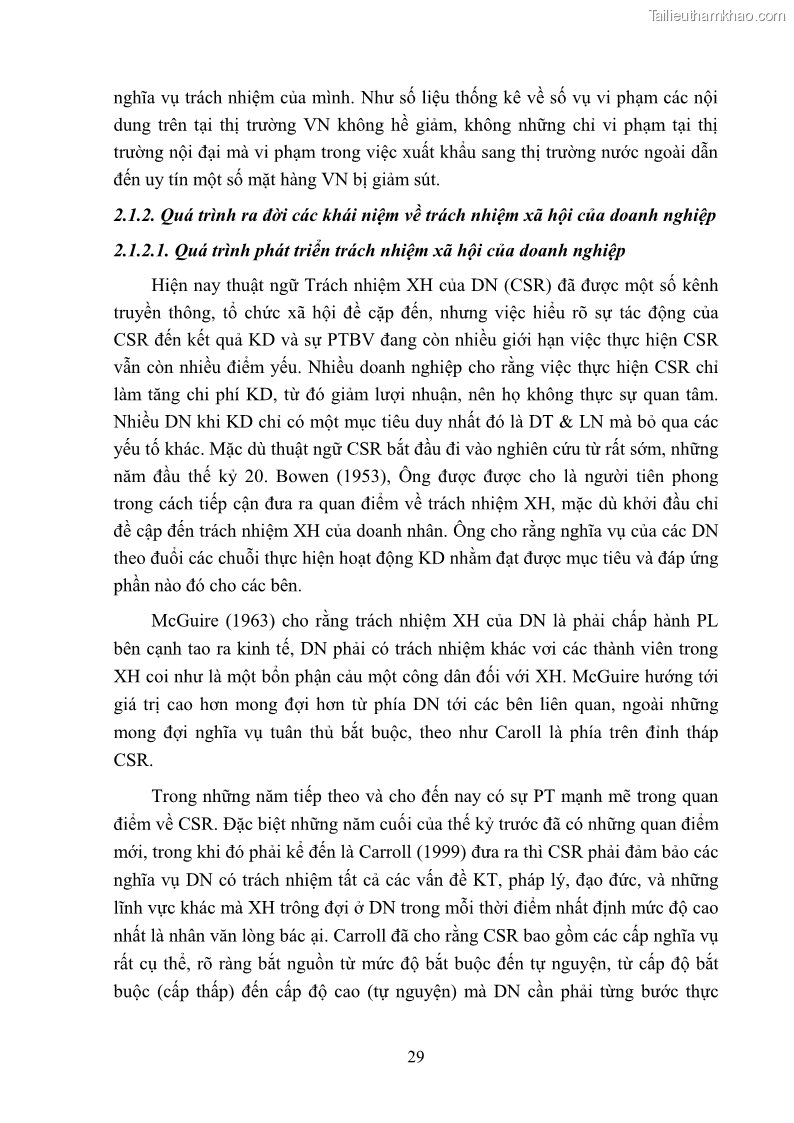 Luận án tiến sĩ kinh tế Nâng cao trách nhiệm xã hội của doanh nghiệp Việt Nam trong hoạt động kinh doanh thương mại - 4 Trang 40
