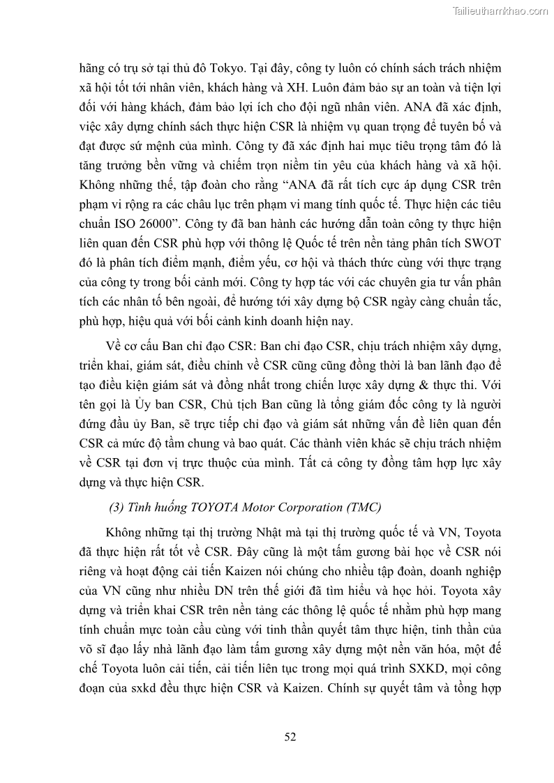 Luận án tiến sĩ kinh tế Nâng cao trách nhiệm xã hội của doanh nghiệp Việt Nam trong hoạt động kinh doanh thương mại - 6 Trang 63