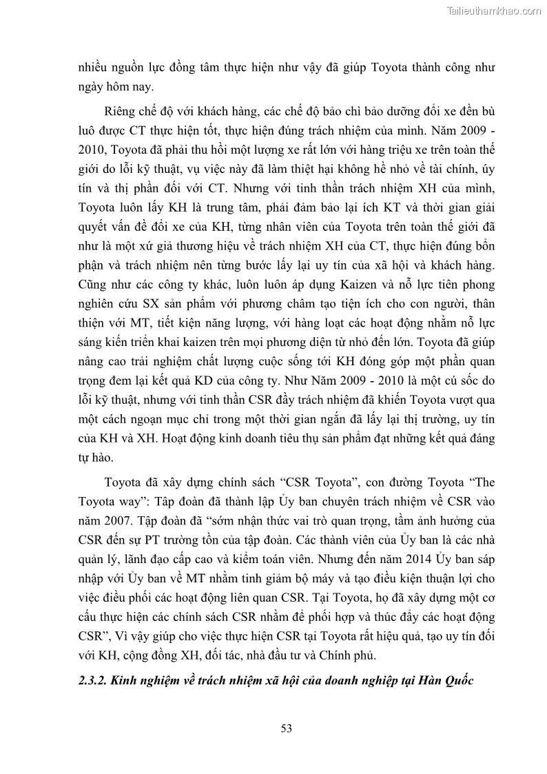 Luận án tiến sĩ kinh tế Nâng cao trách nhiệm xã hội của doanh nghiệp Việt Nam trong hoạt động kinh doanh thương mại - 6 Trang 64