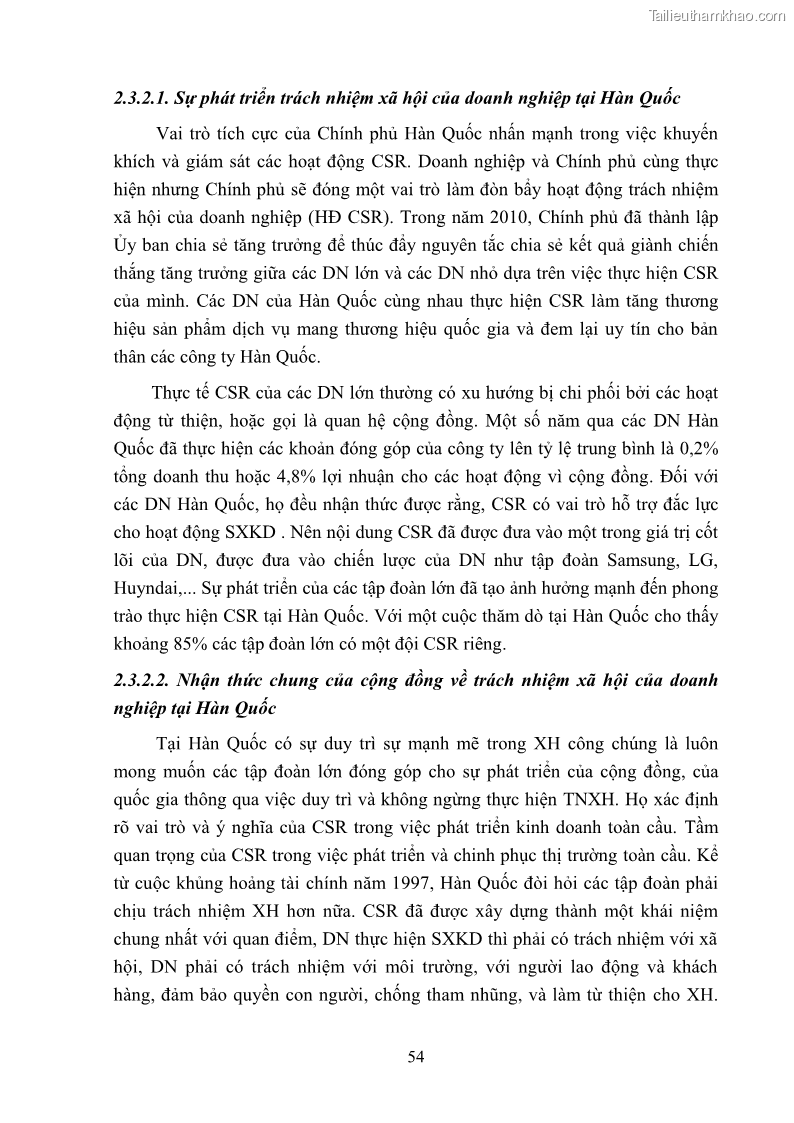 Luận án tiến sĩ kinh tế Nâng cao trách nhiệm xã hội của doanh nghiệp Việt Nam trong hoạt động kinh doanh thương mại - 6 Trang 65