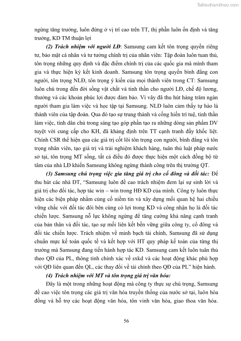 Luận án tiến sĩ kinh tế Nâng cao trách nhiệm xã hội của doanh nghiệp Việt Nam trong hoạt động kinh doanh thương mại - 6 Trang 67