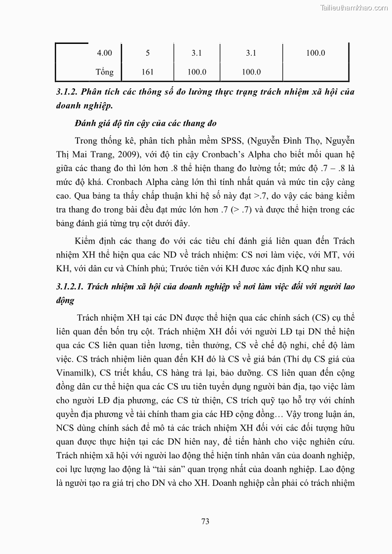 Luận án tiến sĩ kinh tế Nâng cao trách nhiệm xã hội của doanh nghiệp Việt Nam trong hoạt động kinh doanh thương mại - 7 Trang 84