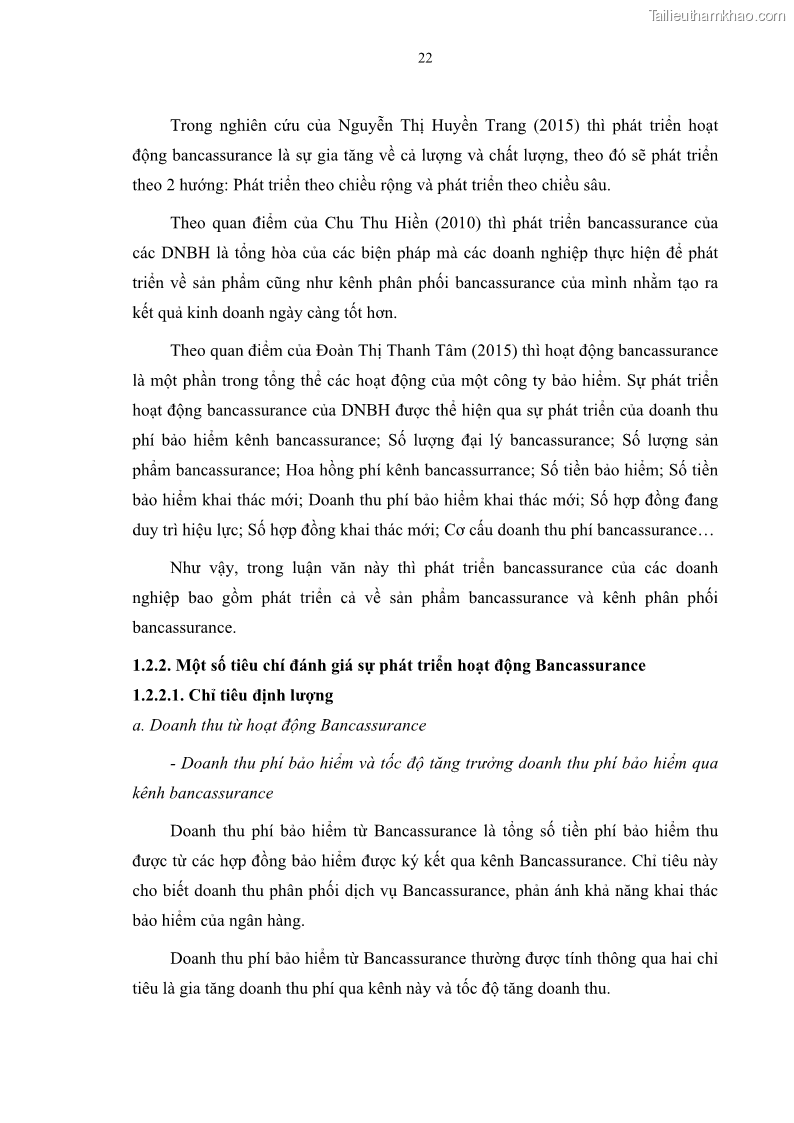 Luận văn thạc sĩ tài chính ngân hàng Phát triển hoạt động liên kết bảo hiểm - ngân hàng Bancassurance tại Ngân hàng TMCP Đại chúng Việt Nam - 3 Trang 35