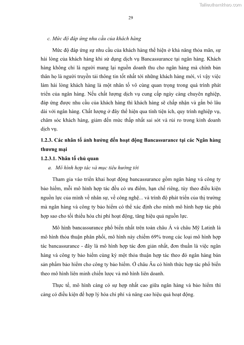Luận văn thạc sĩ tài chính ngân hàng Phát triển hoạt động liên kết bảo hiểm - ngân hàng Bancassurance tại Ngân hàng TMCP Đại chúng Việt Nam - 4 Trang 42
