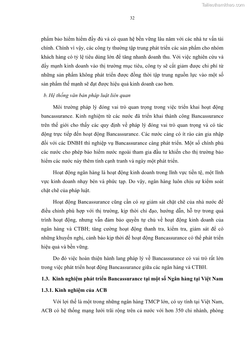 Luận văn thạc sĩ tài chính ngân hàng Phát triển hoạt động liên kết bảo hiểm - ngân hàng Bancassurance tại Ngân hàng TMCP Đại chúng Việt Nam - 4 Trang 45