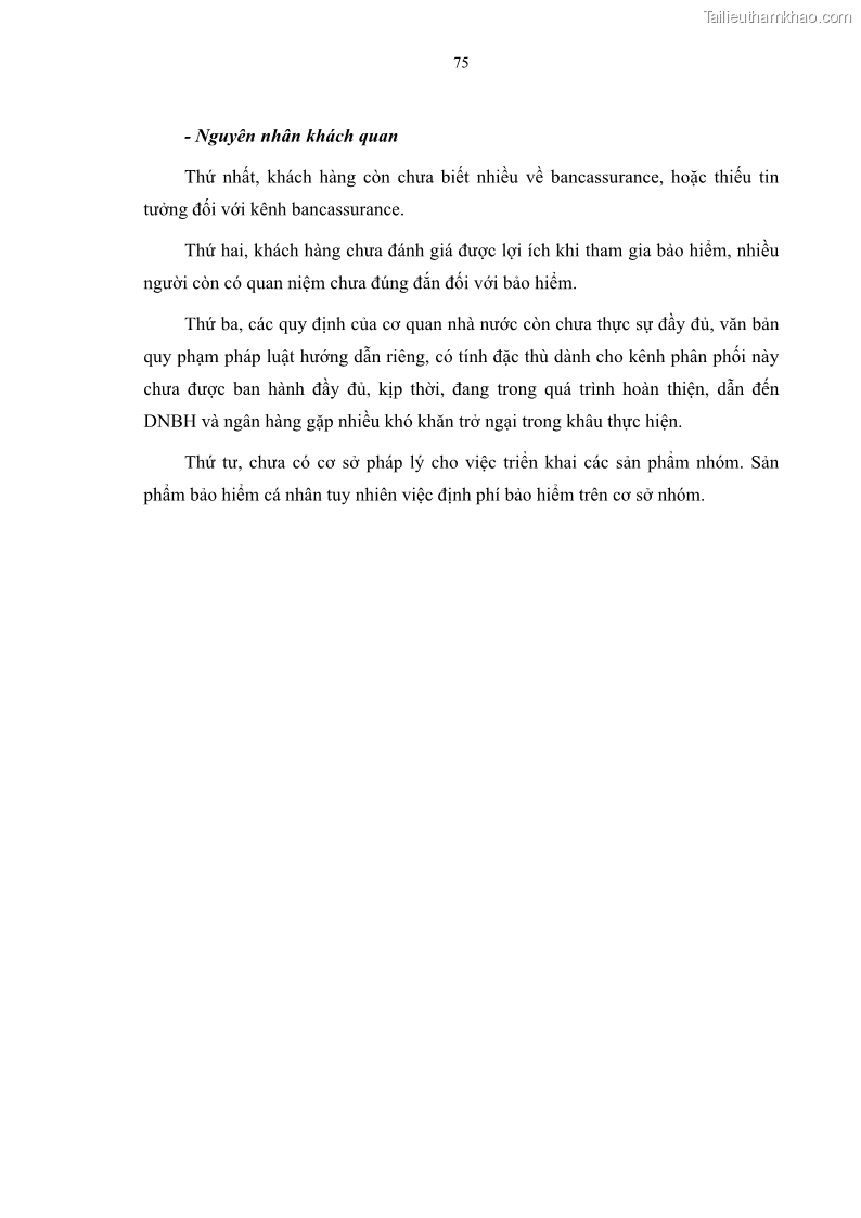 Luận văn thạc sĩ tài chính ngân hàng Phát triển hoạt động liên kết bảo hiểm - ngân hàng Bancassurance tại Ngân hàng TMCP Đại chúng Việt Nam - 8 Trang 88