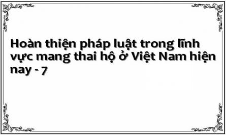 Những Hạn Chế Của Các Quy Định Pháp Luật Về Mang Thai Hộ Ở Việt Nam Hạn Chế Về Mặt Nội