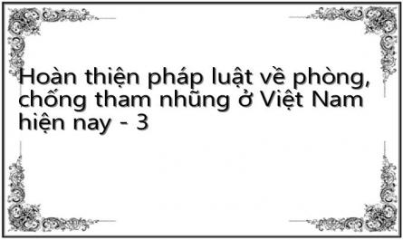 Hoàn thiện pháp luật về phòng, chống tham nhũng ở Việt Nam hiện nay - 3