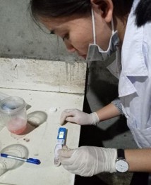 Đo pH thịt Mẫu thịt được vận chuyển đến phòng thí nghiệm Xử lý thịt 5