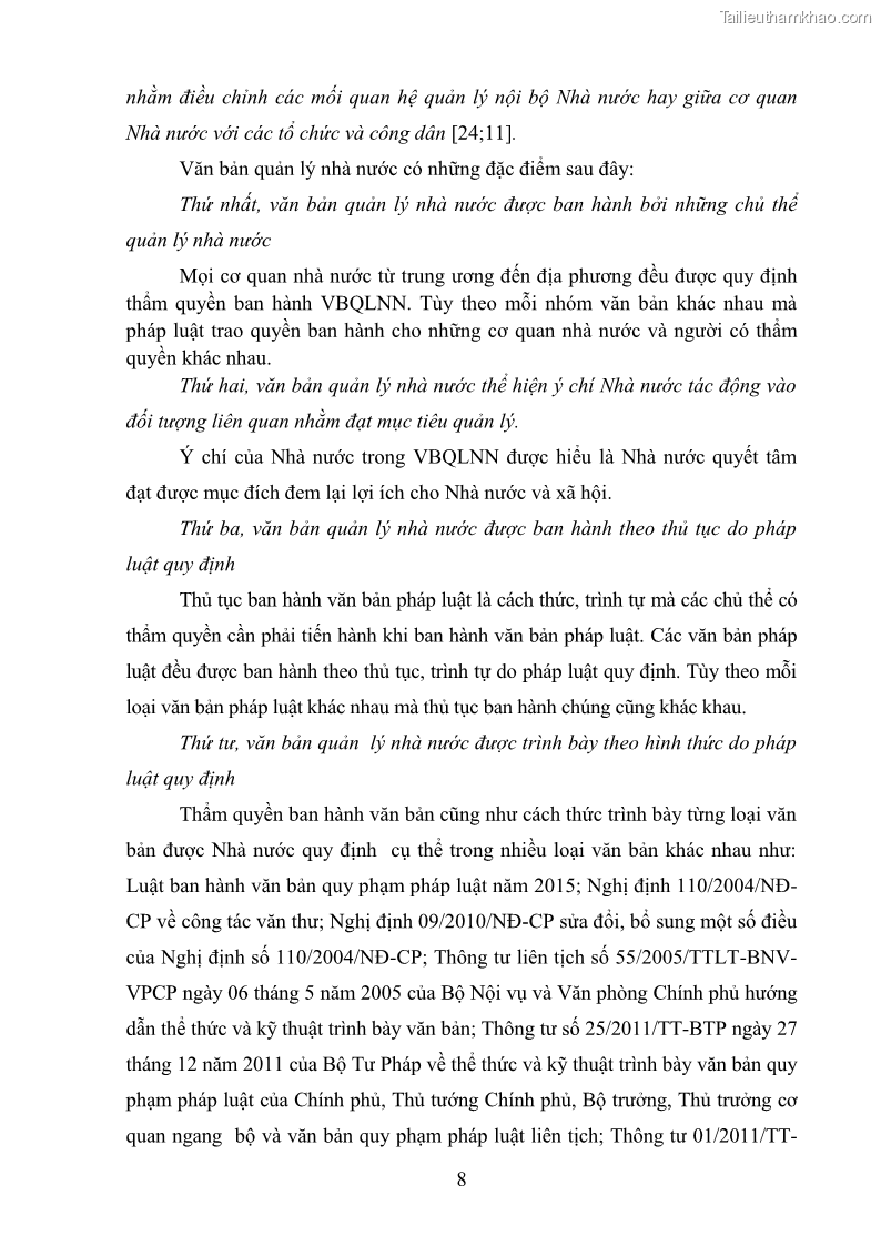 Khóa luận tốt nghiệp Soạn thảo và ban hành văn bản hành chính tại UBND huyện Lương Sơn, tỉnh Hòa Bình - 2 Trang 14