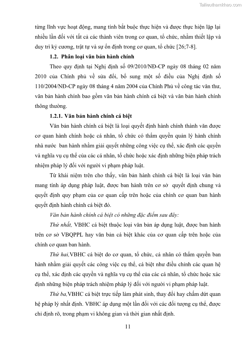 Khóa luận tốt nghiệp Soạn thảo và ban hành văn bản hành chính tại UBND huyện Lương Sơn, tỉnh Hòa Bình - 2 Trang 17