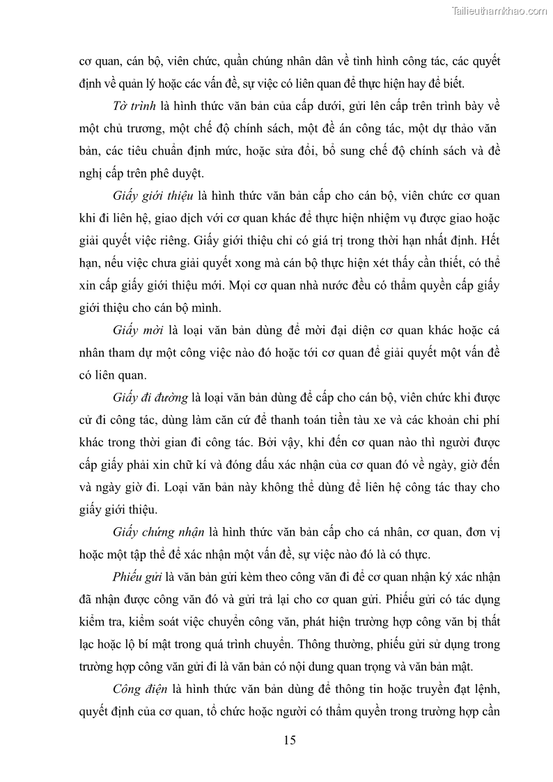 Khóa luận tốt nghiệp Soạn thảo và ban hành văn bản hành chính tại UBND huyện Lương Sơn, tỉnh Hòa Bình - 2 Trang 21