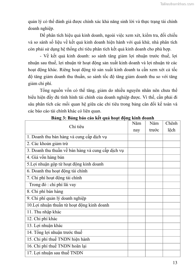 Khóa luận tốt nghiệp tài chính ngân hàng Phân tích tình hình tài chính tại Công ty TNHH Đầu tư Thương mại Hoàng Nam Phát - 2 Trang 23