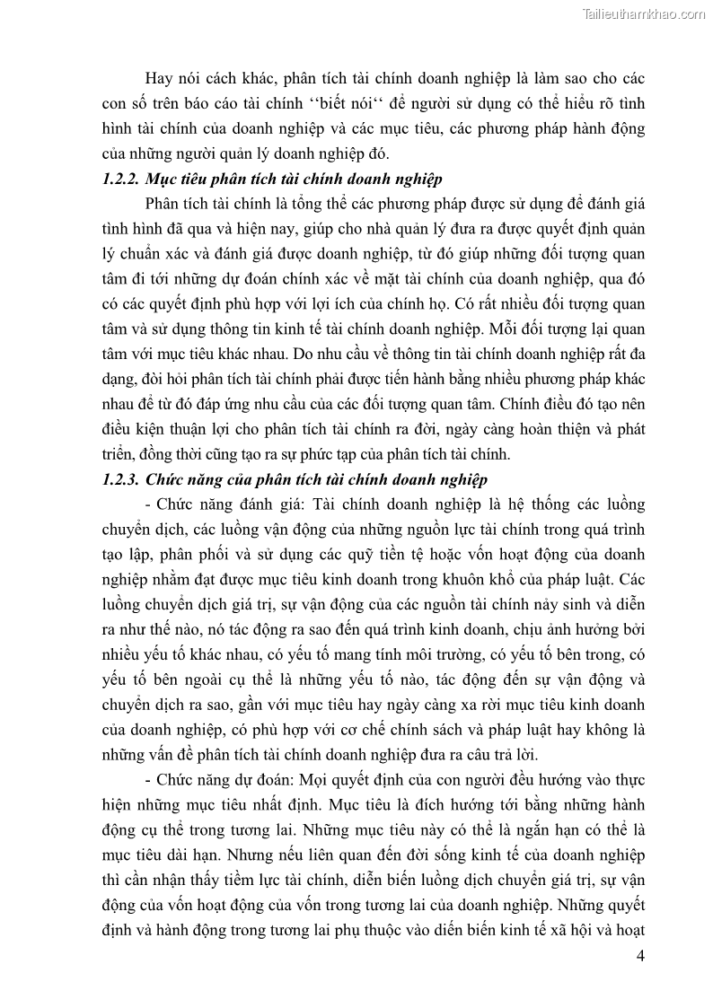 Khóa luận tốt nghiệp tài chính ngân hàng Phân tích tình hình tài chính tại Công ty TNHH Đầu tư Thương mại Hoàng Nam Phát - 2 Trang 14