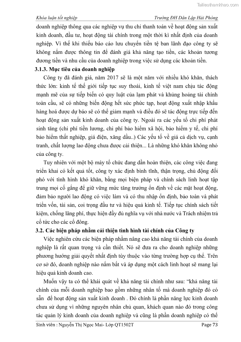 Khóa luận tốt nghiệp tài chính ngân hàng Phân tích tình hình tài chính tại Công ty Thép Đan Việt - 7 Trang 82