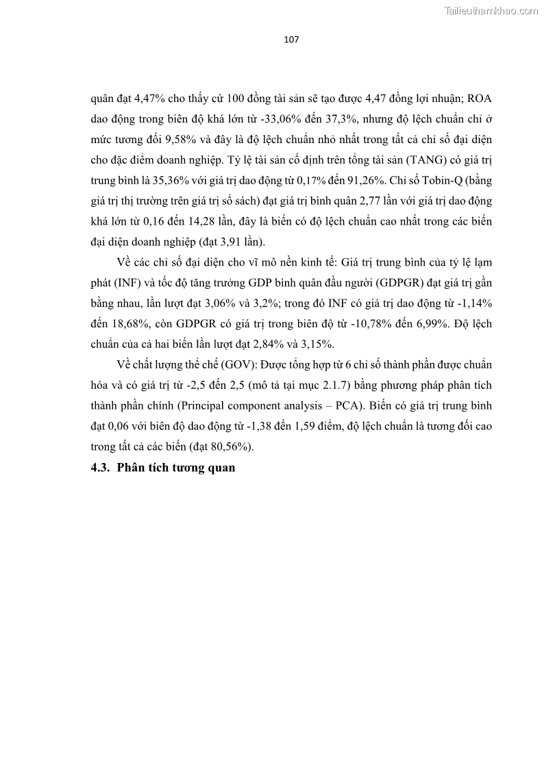Luận án tiến sĩ tài chính ngân hàng Tác động của sự phát triển thị trường tài chính đến cấu trúc vốn doanh nghiệp niêm yết trong Cộng đồng Kinh tế ASEAN - 10 Trang 120