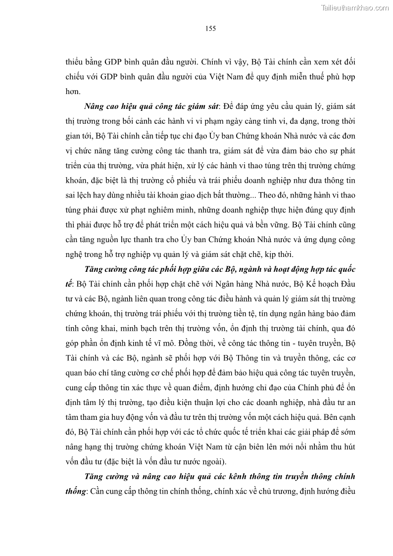 Luận án tiến sĩ tài chính ngân hàng Tác động của sự phát triển thị trường tài chính đến cấu trúc vốn doanh nghiệp niêm yết trong Cộng đồng Kinh tế ASEAN - 14 Trang 168