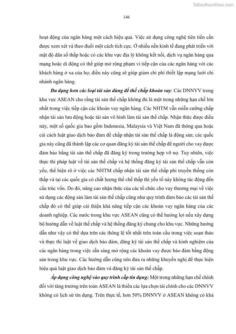 Luận án tiến sĩ tài chính ngân hàng Tác động của sự phát triển thị trường tài chính đến cấu trúc vốn doanh nghiệp niêm yết trong Cộng đồng Kinh tế ASEAN - 14 Trang 159