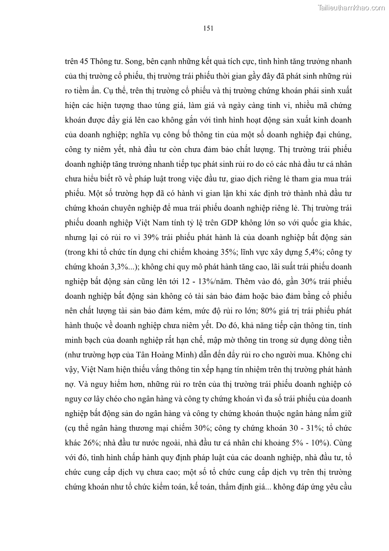 Luận án tiến sĩ tài chính ngân hàng Tác động của sự phát triển thị trường tài chính đến cấu trúc vốn doanh nghiệp niêm yết trong Cộng đồng Kinh tế ASEAN - 14 Trang 164