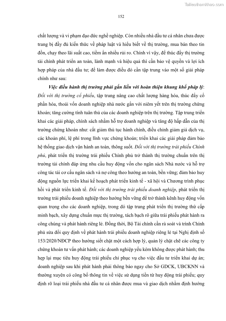 Luận án tiến sĩ tài chính ngân hàng Tác động của sự phát triển thị trường tài chính đến cấu trúc vốn doanh nghiệp niêm yết trong Cộng đồng Kinh tế ASEAN - 14 Trang 165