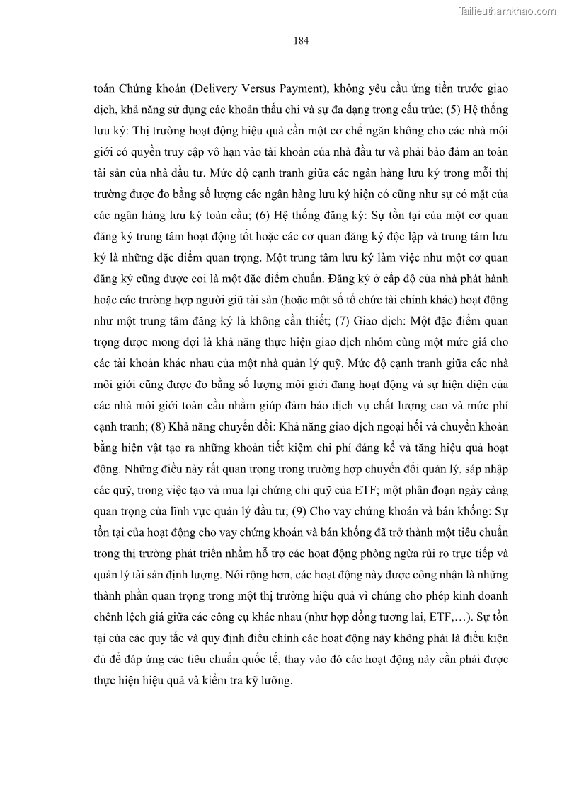 Luận án tiến sĩ tài chính ngân hàng Tác động của sự phát triển thị trường tài chính đến cấu trúc vốn doanh nghiệp niêm yết trong Cộng đồng Kinh tế ASEAN - 17 Trang 197