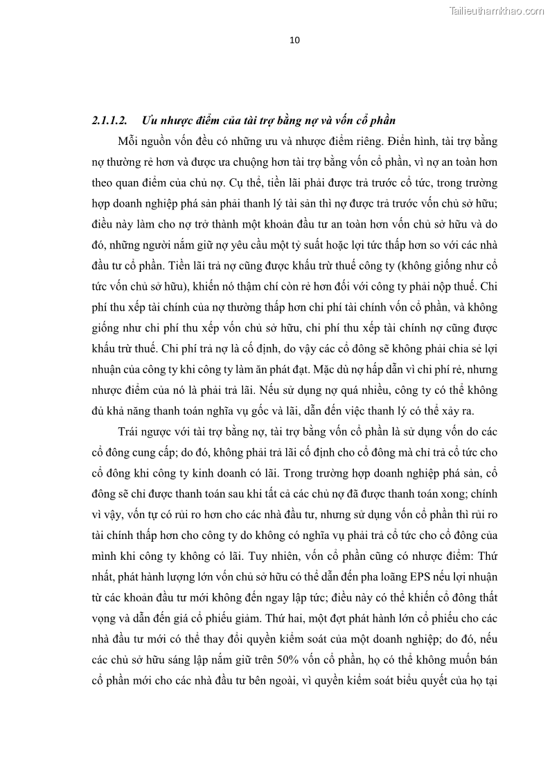 Luận án tiến sĩ tài chính ngân hàng Tác động của sự phát triển thị trường tài chính đến cấu trúc vốn doanh nghiệp niêm yết trong Cộng đồng Kinh tế ASEAN - 2 Trang 23