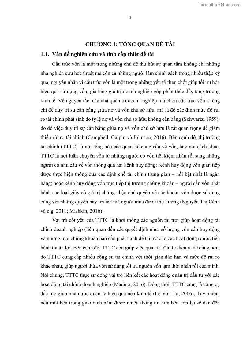 Luận án tiến sĩ tài chính ngân hàng Tác động của sự phát triển thị trường tài chính đến cấu trúc vốn doanh nghiệp niêm yết trong Cộng đồng Kinh tế ASEAN - 2 Trang 14